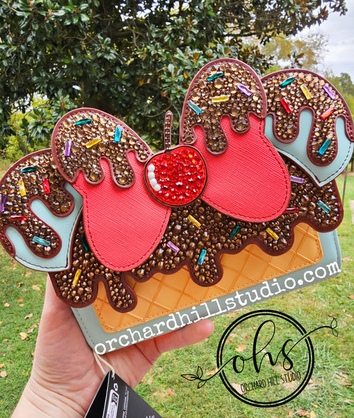 Mickey Ice Cream Rhinestone Loungefly Wallet