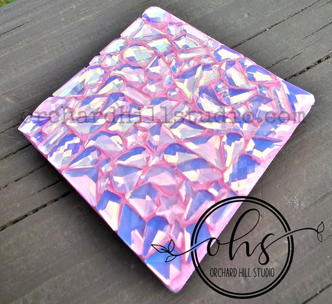 Luminous Opal Pink Mixed Shapes