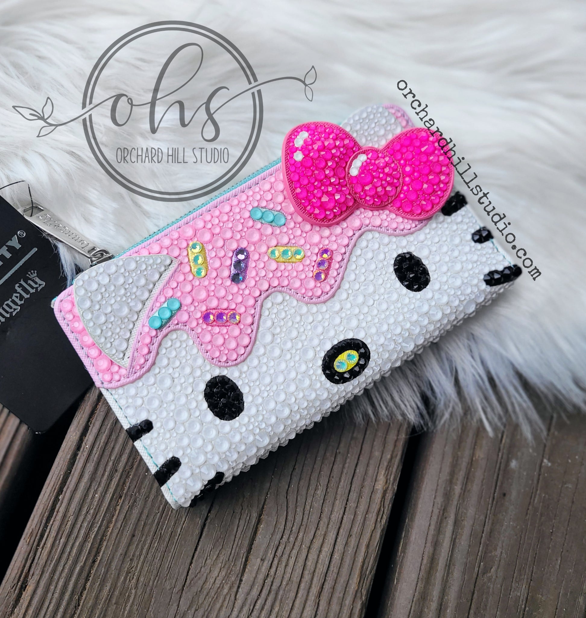 Hello Kitty Blue/Pink Loungefly Purse and Wallet